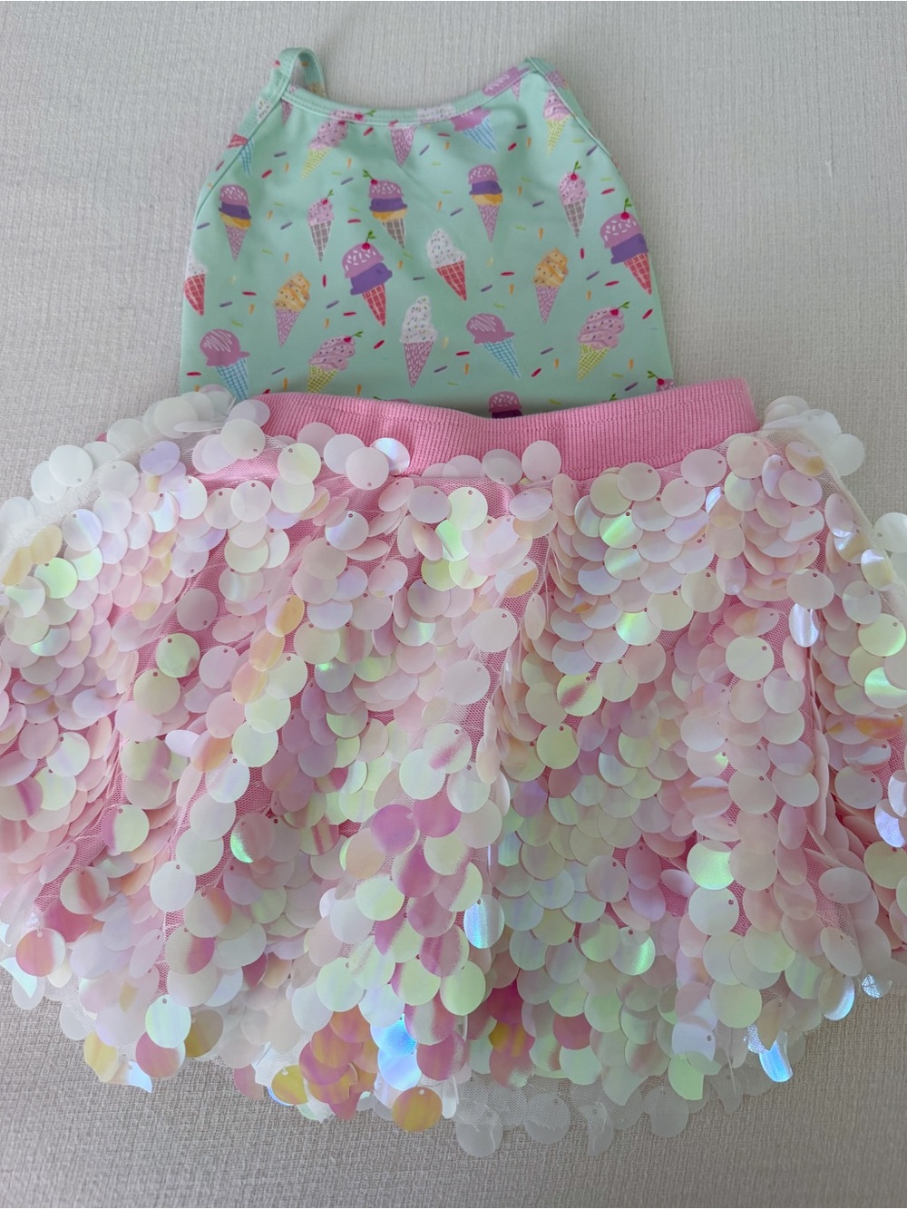 Love & Grow swimsuit & skirt